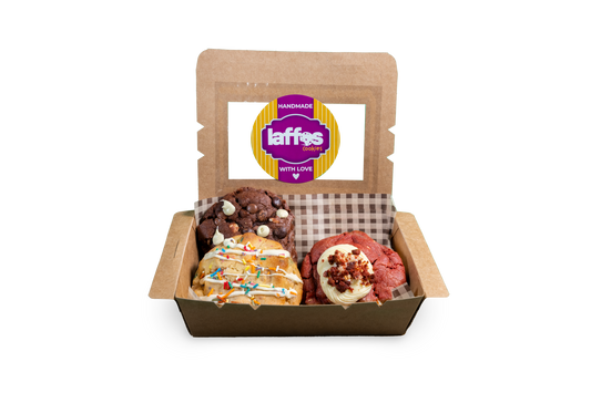 Laffos Three Cookies Box